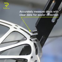 RRSKIT Bicycle Disc Brake Disc Rotor Multifunctional Correction Wrench Bike Disc Rotor Truing Fork Tool Disc Runout Gague Wrench