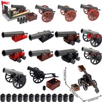Military Building Blocks Medieval Napoleon Wars Solider Castle Figures Gifts Toys Equipment Weapons Guns Cannons Mini Bricks MOC
