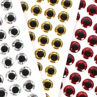 Artificial Fish Eye 3D Holographic Lure Eyes Sticker Plastic Crafts Accessory for Fishing Light Needle