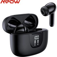 Mpow S42A Wireless Headphones Active Noise Cancelling 5.3 Bluetooth Earphones 30H Playback In-Ear ANC TWS Earbuds for Smartphone