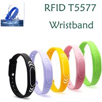 3/5PCS T5577 Rewritable Adjustable Wristband RFID Smart Chip Bracelet 125MHZ Clone ID Token Tag Waterproof Changeable Badge