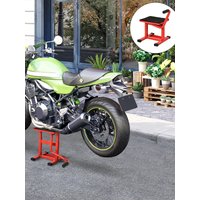 AliExpress DURHAND 150KG Steel Motorbike Jack Lift Rubber Platform Crank Lift Manual Repair Clean Hoist Table Assist Off-Road Dirt Bike