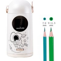 Electric Pencil Sharpener, Auto-Stop and Rechargeable Large Pencil Sharpener for 6-12mm Pencils, Portable in School Office