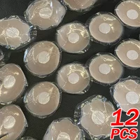 12pcs Women Silicone Nipple Cover Invisible Self-adhesive Chest Breast Stickers Female Lift Up Pads Reusable Patch Bra Intimates