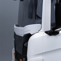 1pcs ABS Plastic Windshield Gravel Guardrail Upgrade for 1/14 Tamiya RC Truck Car Scania 770S 6X4 56368 8X4 56371 Diy Parts Toys