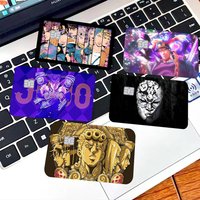 Classic Anime J-Jojo B-Bizarre A-Adventure Credit Card Skin Stickers No Adhesive Residue Water Proof For VISA Credit Card