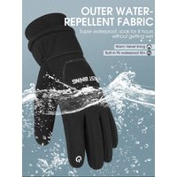 AliExpress West Biking WEST BIKING Waterproof Bike Gloves Winter Warm Touch Screen Cycling Gloves 3M Thinsulate Thermal Sport Ski MTB Road Bike Gloves