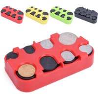 Changeur de pièces de monnaie de voiture créatif, portefeuille cadeau pour enfants, boîte à monnaie en plastique, organisateur distributeur de pièces de monnaie, boîte à monnaie européenne, étuis de