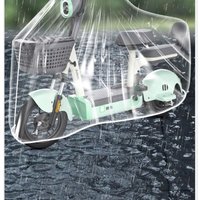10pcs Rainproof Waterproof Bicycle Cover Sunscreen Dustproof Motorcycle Cover Disposable Transparent Rain Cover Mountain Bike