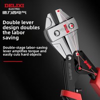 8 Inch Bolt Cutter Multitool Steel Wire Cutter Labor-Saving Multi-Functional Iron Wire Breaker Scissors Pliers for Home Repair