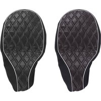 Saddle Leather Cover Easy To Install Saddle Leather Cover Pad Antislip Comfortable Simple for Motorcycle Modification