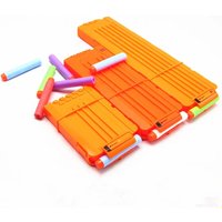 Orange Universal Reload Clip 6 /12 /18 Rounds for Nerf Magazine Darts Replacement Soft Bullet Toy Gun Accessories