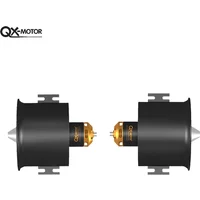 QX-MOTOR 70mm EDF with QF2827 1800KV / 2600KV Brushless Motor 12 Blades Ducted Fan for RC Multirotor Fixed-wing Helicopter Drone