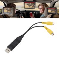USB To CVBS Video Output Adapter USB To Interface Cable Adapter Easy To Use HD Video Wear Resistant for Vehicle