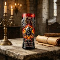 The Lord Of The Rings 25Th Anniversary Glass Cup, Viking Skull Flame Beer Pint, Home Bar Gift