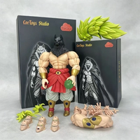CorToys CT05 CT04 CT03 Wolf God Broly Figure Dragon Ball Super Saiyan 3 Broly Collectible Model Toy with Replaceable Accessories image 4