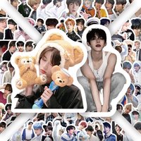 100PCS K-POP top TOMORROW X TOGETHER cartoon graffiti stickers cross-border decoration, water cups, phone cases, luggage decals