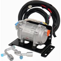 24V electric compressor 12V automotive variable frequency air conditioning DC cold air pump truck modification parking refrigera