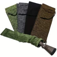 Silicone Treated Gun Sock Polyester Rifle Shooting Fishing Rod Protection Cover Bag Case Hunting Sleeve