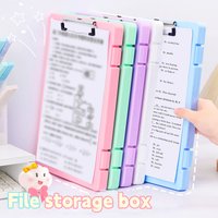 A4 File Folder Storage Box Large Capacity Information Book Subject Classification Test Paper School Office Supplies