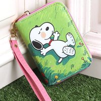 Cartoon Cute Snoopy Portable Card Bag To Store Fashionable Popular Small Bags for Men and Women Back-to-school Coin Purses
