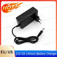 DC 21V 2A Lithium Battery Charger For Intelligent Power Tools Electric Drill 21V Power Supply Adapters Transformer EU/ US Plug