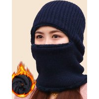 AliExpress WRELS Winter Knitted Balaclava Mask Thickened Windproof Warm Cycling Full Face Cover Women Men Thermal Anti-Cold Running Ski Mask