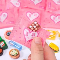 10-50pcs Style Bag Miniature Food Toy Mini Model Toys Simulation Supermarket Snacks Drinks Wine Bottles Jewelry Small Ornaments@
