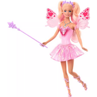 Genuine Barbie Doll Princess Color Changing Dream Butterfly Fairy Toy Figure for Girls Cute Collectible Birthday Gift Toy
