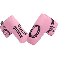 Pink #10 PU Leather Many Kinds of Jersey Design Available Options Strong Magnetic Closure Golf Blade Putter Head Cover