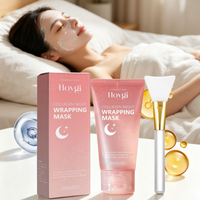 Hoygi Collagen Night Wrapping Mask Deep Nourishment Skin Firming Brightening Skin Tone Shrink Pores Mild Formula Sleeping Mask