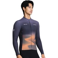 AliExpress INBIKE Winter Men's Thermal Long Sleeve Fleece Cycling Jersey MTB Bike Jacket 3 Rear Pockets Bicycle Top Cycling Clothing