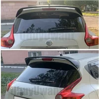 For Nissan Juke Spoiler 2010 - 2015 High Quality ABS Rear Window Spoiler Roof Wing By Glossy Black Carbon Fiber Color