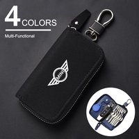 For BMW Mini Cooper One JCW F54 F55 Blocking Motorcycle Key Signal Blocker Pouch Multi-Color Anti-Theft Zipper Key Storage Bag