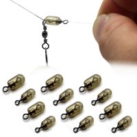 50PCS Accessories for Carp Fishing Swivel Stop Beads Quick Change Spinner Swivel Match Feeder Coarse Fishing Tackle