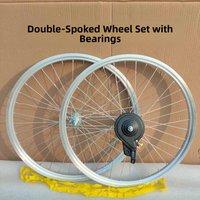 Aluminum Alloy Bicycle Accessories Double Layer Rim Hub Wheelset 20 22 24 26 Inch Suitable for Road Bikes V Brake System