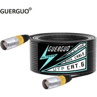 0.3M-100M Unshielded CAT6 Ethercon Cable RJ45 Zinc Alloy Plug Indoor/Outdoor LAN Network UTP Cable-Use for Audio & Lighting