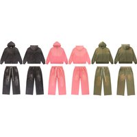 Sweat à capuche zippé brodé effet délavé pour homme, style streetwear, cardigan ample en molleton, veste oversize