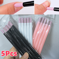 5Pcs/Lot Nails Art Quartz Grinding Pen for Remover Cuticle Dead Skin UV Gel Polish Nail File DIY Manicure Pedicure Care Tools *&