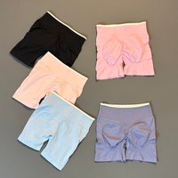 Seamless Workout Shorts Women Scrunch Bum Lifting Tummy Control Stretch Breathable Biker Shorts Gym Fitness Running Shorts