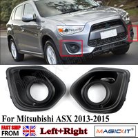 Front Fog Light Bezel Cover For Mitsubishi Outlander Sport ASX 2013 2014 2015 Clearance Lamp Fog Lamps Covers Case Frame Trim