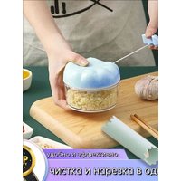 Manual Pull Cord Garlic Mincer Hand Pull Chopper Vegetable Crusher Braised Food Blender Kitchen Gadget Home Grinder Tool