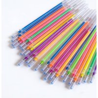 24 decorative gel ink pen refills, multi-functional, easy to install, suitable for home office and student doodling.