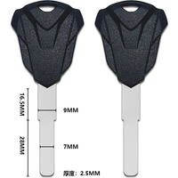 For LONCIN VOGE 500DS 500R 500AC 650DS 650 500 ds 300AC 300R 300RR 300 rally 300GY Motorcycle Accessories Key Embryo Uncut