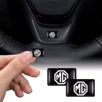 For MG HS 2022 ZST ZS MG3 MG5 MG6 MG7 GT GS Hector ZX EZS EHS MG3X-Cross MG6-N Car Interior Sticker Rubber Badge Decorate Paster