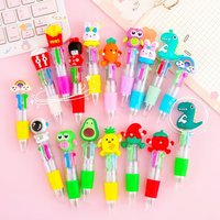 1 Set of 12 Pcs Mixed Mini Multicolor 4-in-1 Cute Fun Pens Ballpoint Pens for Birthdays and Parties,Fun Bulk Gifts