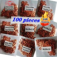 100PCS F00VC17506 9001-850CInjector Nozzle Copper Washer F00VC17505 F00VC17504 Diesel F00VC17502 for Bosch Shims