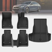 for BMW 5 Series i5 2024 2025-2027 G60 G68 Waterproof TPE Car Mats 3D Laser Scanning Perfect Fit Odorless Accessories Easy Clean