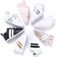 Newborn Baby Shoes Boy Girl Classical Sport Soft Sole PU Leather Multi-Color First Walker Crib Moccasins Casual Sneakers Shoes