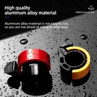 Bicycle Hidden Bell MTB Bicycle Horn Alloy Bike Ring Sound Beep Timbre Alarm Cycling Handlebar Bicycle Call Bicycle Accessories